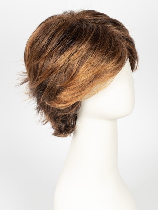 R3329S+ GLAZED AUBURN | Rich Dark Auburn with Pale Ginger Blonde highlights