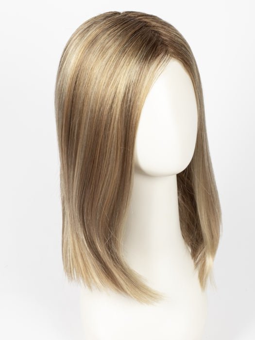 12FS8 SHADED PRALINE | Light Gold Brown, Light Natural Gold Blonde & Pale Natural Gold-Blonde Blend, Shaded with Medium Brown