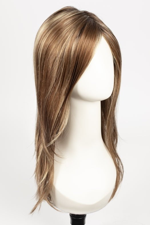 FS26/31S6 SALTED CARAMEL | Medium Natural Red Brown with Medium Red Gold Blonde Bold Highlights, Shaded with Brown