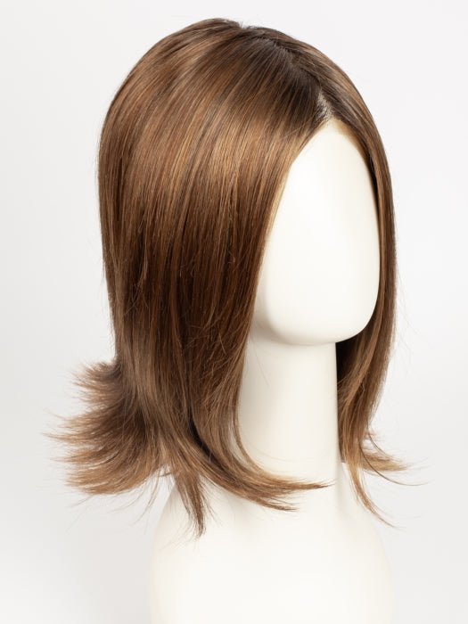 30A27S4 SHADED PEACH | Medium Natural Red & Medium Red-Gold Blonde Blend, Shaded with Dark Brown