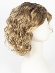 CARAMEL ROOTED 20.26.14 |  Light Strawberry Blonde, Light Golden Blonde and Medium Ash Blonde Blend with Shaded Roots