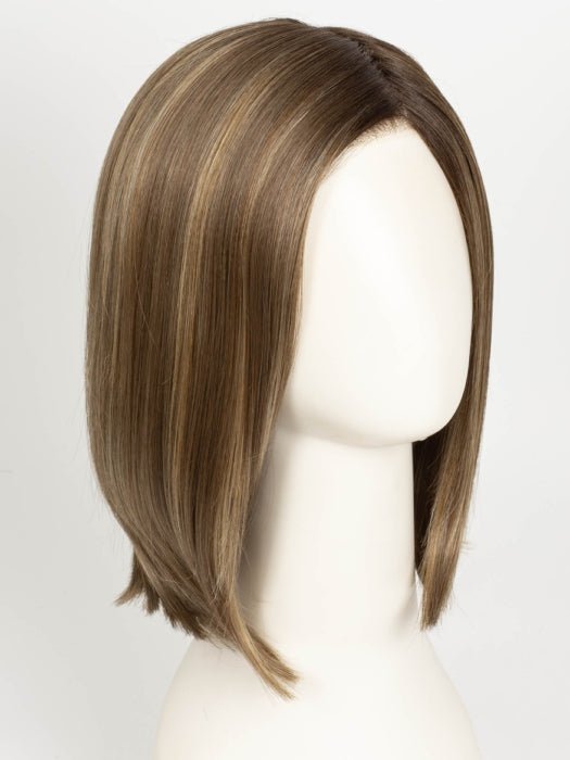 MOCHACCINO-R | Rooted Medium Warm Blonde with Chocolate Undertones and Creamy Blonde Highlights