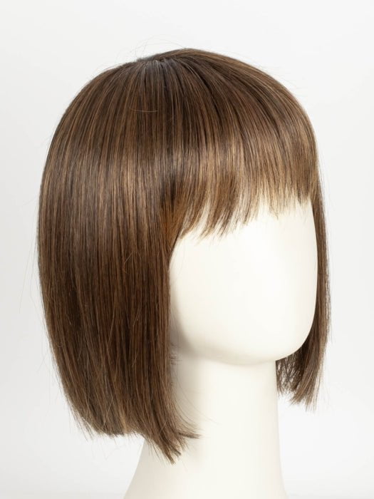CHOOCLATE ROOTED 830.27.6 | Medium and Dark Brown with Light Auburn and Dark Strawberry Blonde Blend with Shaded Roots