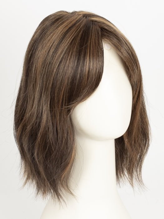 FS6/30/27 TOFFEE TRUFFLE | Brown, Medium Red-Gold, Medium Red-Gold Blonde Blend with Medium Red Gold Blonde Bold Highlights