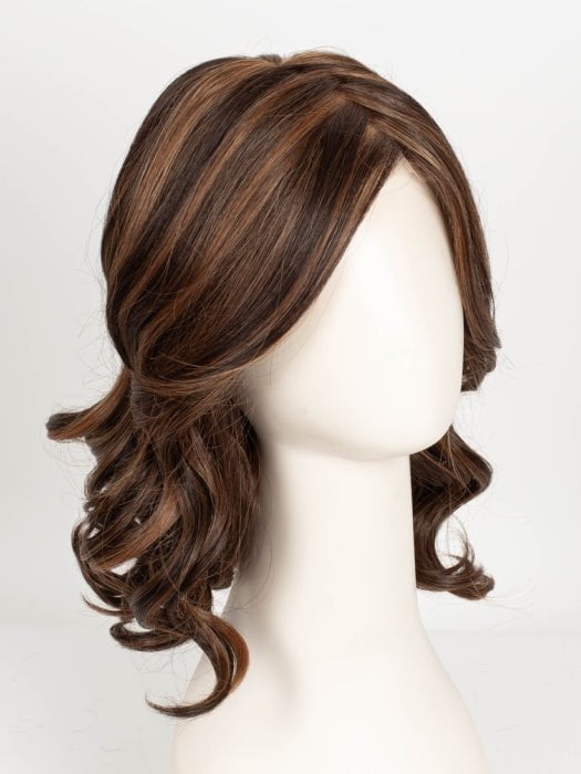 FS6/30/27 TOFFEE TRUFFLE | Brown, Medium Red-Gold, Medium Red-Gold Blonde Blend with Medium Red Gold Blonde Bold Highlights