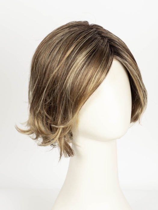 BERNSTEIN ROOTED | Lightest Brown and Light Golden Blonde with Light Honey Blonde Blend and Shaded Roots 