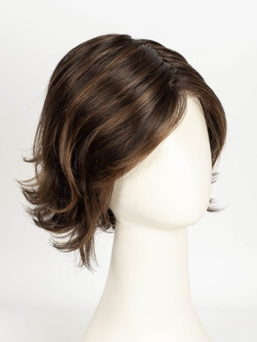 CHOCOLATE ROOTED | Dark Brown and Medium Brown with Light Auburn Blend with Shaded Roots 