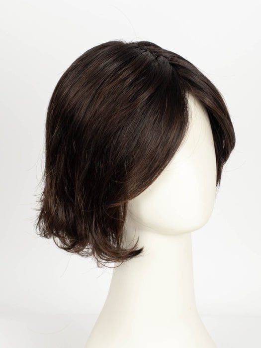 DARK CHOCOLATE ROOTED | Dark Brown and Dark Auburn with Darkest Brown Blend with Shaded Roots 