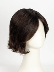 DARK CHOCOLATE ROOTED | Dark Brown and Dark Auburn with Darkest Brown Blend with Shaded Roots 