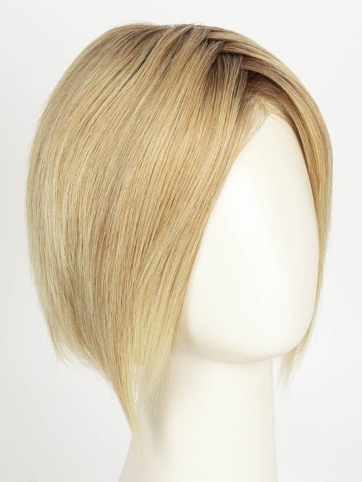 27T613S8 SHADED SUN | Medium Natural Red-Gold Blonde & Pale Natural Gold Blonde Blend and Tipped, Shaded with Medium Brown