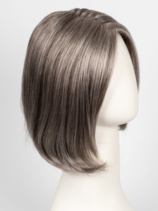39F38 ROASTED CHESTNUT | Light Natural Ash Brown with 75% Grey Front, graduating to Medium Brown with 35% Grey Nape