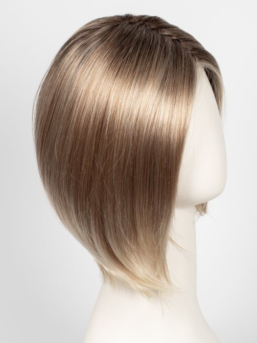 27T613S8 SHADED SUN | Medium Natural Red-Gold Blonde & Pale Natural Gold Blonde Blend and Tipped, Shaded with Medium Brown
