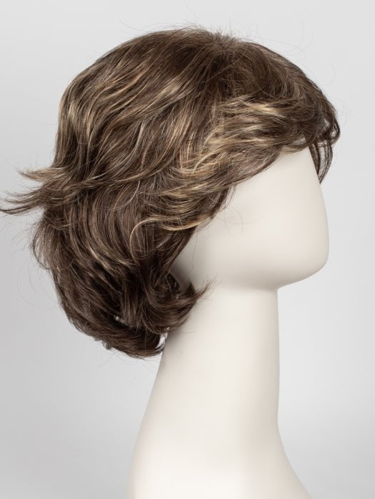 R11S GLAZED MOCHA | Warm Medium Brown with Golden Blonde Highlights on Top