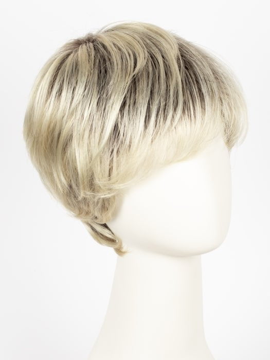 CHAMPAGNE ROOTED | Light Beige Blonde,  Medium Honey Blonde, and Platinum Blonde blend with Dark Roots