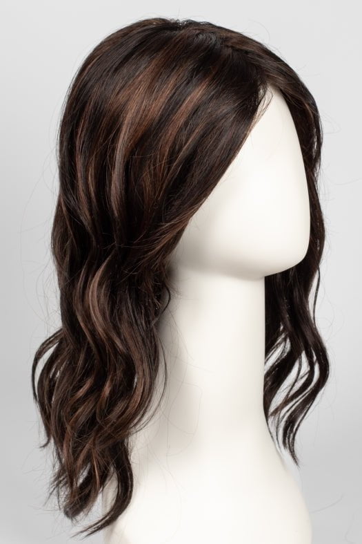 FS4/33/30A MIDNIGHT COCOA | Dark Brown, Medium Red, Medium Natural Red Blonde/Brown Blend with Medium Natural Red Blonde/Brown Blend Bold Highlights