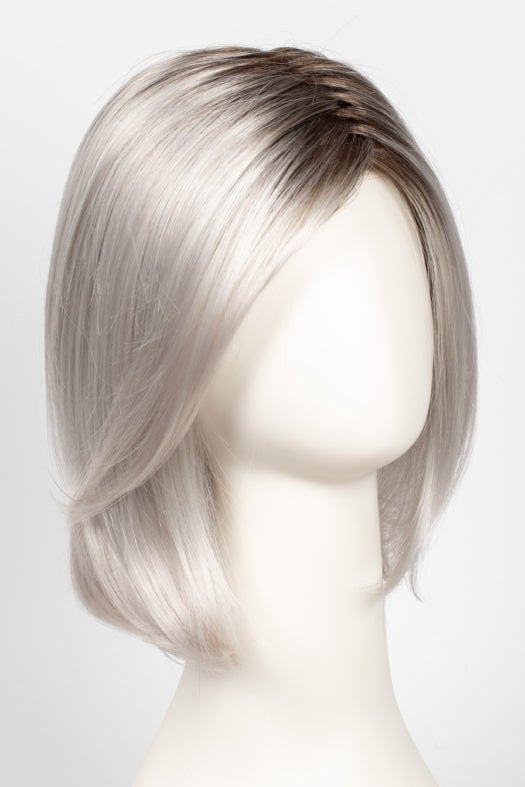 60S18 SLEET | Pure White shaded with Dark Natural Ash Blonde