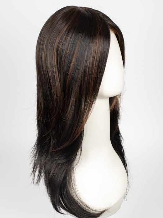 1BRH30 DARK CHOCOLATE CHERRY GANACHE | Soft Black with 33% Gold-Red Highlights