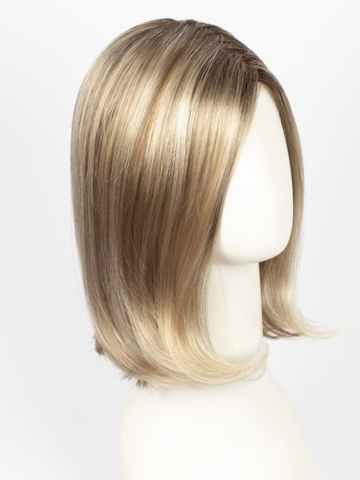 12FS8 SHADED PRALINE | Light Gold Brown, Light Natural Gold Blonde & Pale Natural Gold-Blonde Blend, Shaded with Medium Brown