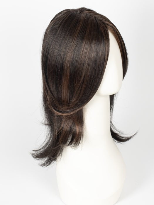 1BRH30 DARK CHOCOLATE CHERRY GANACHE | Soft Black with 33% Medium Natural Red Highlights