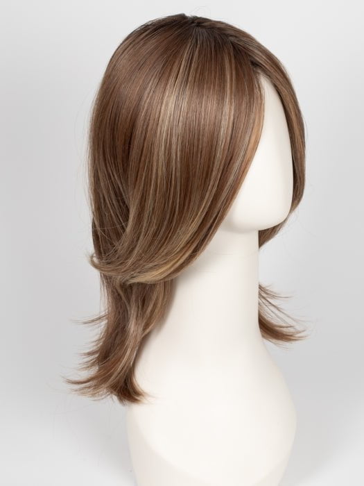 FS26/31S6 SALTED CARAMEL | Medium Natural Red Brown with Medium Red Gold Blonde Bold Highlights, Shaded with Brown
