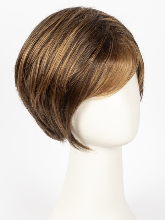 6F27 CARAMEL RIBBON | Brown with Light Red-Gold Blonde Highlights & Tips