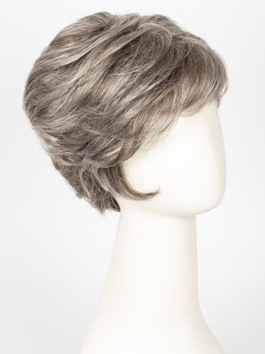 39F38 ROASTED CHESTNUT | Light Natural Ash Brown with 75% Grey Front, graduating to Medium Brown with 35% Grey Nape