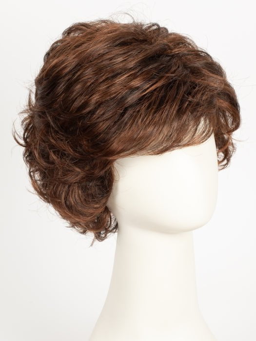 131T4S4 SHADED BERRY | Dark Brown & Medium Red Blend with Medium Red Tips, Shaded with Dark Brown