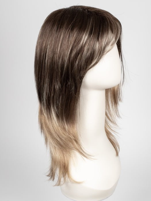 S8-18/26RO FAWN | Medium Brown roots to midlength, Dark Natural Ash Blonde & Medium Red-Gold Blonde Blend midlength to ends
