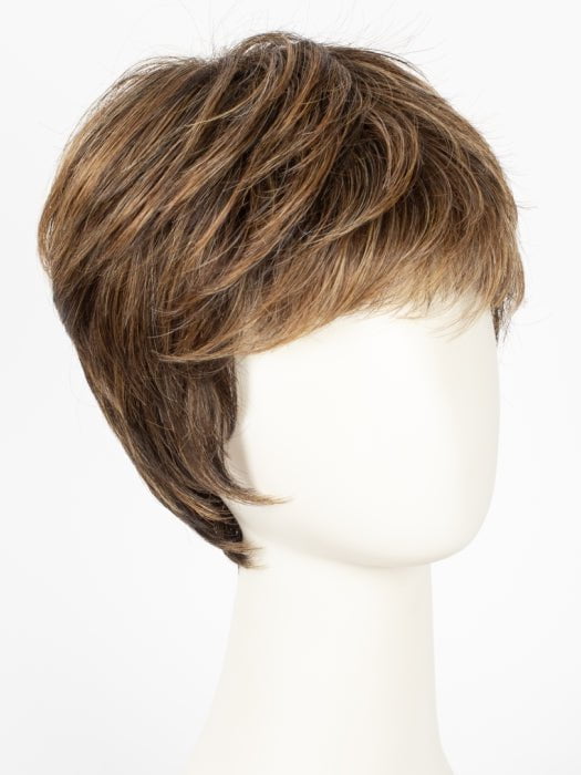 R829S+ GLAZED HAZELNUT | Medium Brown with Ginger highlights