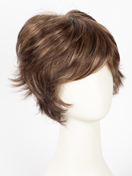 AUBURN SUGAR-R | Rooted Dark Auburn with Medium Auburn Base with Dark Strawberry Blonde Highlights