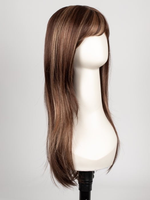 AUBURN SUGAR-R | Rooted Dark Auburn with Medium Auburn Base with Dark Strawberry Blonde Highlights