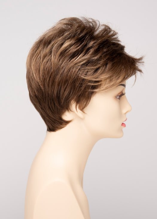 TOASTED SESAME | Medium Brown roots with overall Warm Cinnamon base and Golden Blonde highlights