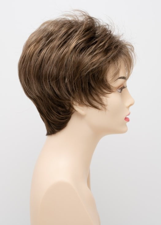 TOASTED SESAME | Medium Brown roots with overall Warm Cinnamon base and Golden Blonde highlights