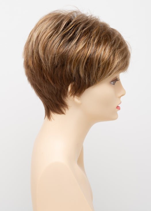 CREAMED COFFEE | Medium Brown roots and base with Cinnamon and Golden Blonde highlights