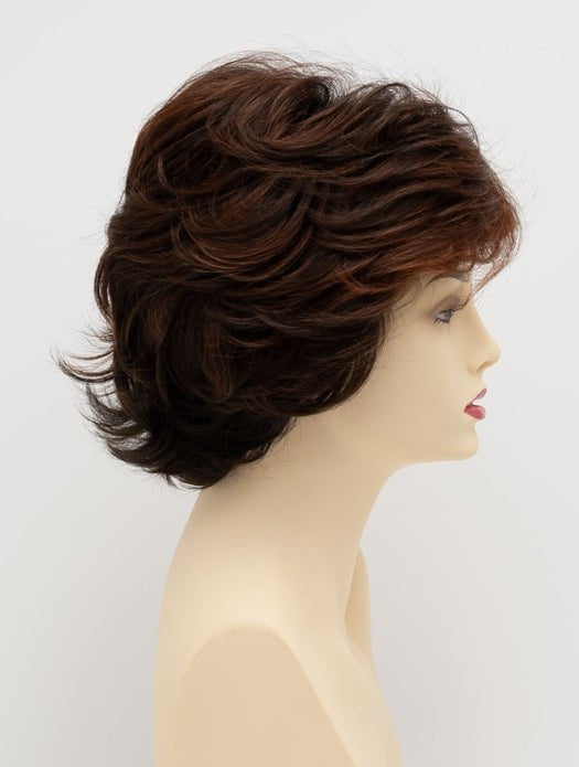 CHOCOLATE CHERRY | Dark Brown roots with overall Medium Brown base with Deep Red highlights