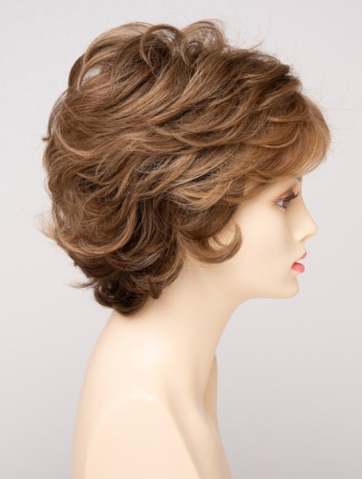 TOASTED SESAME | Medium Brown roots with overall Warm Cinnamon base and Golden Blonde highlights