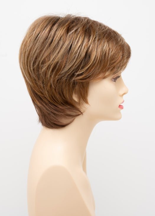 CREAMED COFFEE | Medium Brown roots and base with Cinnamon and Golden Blonde highlights