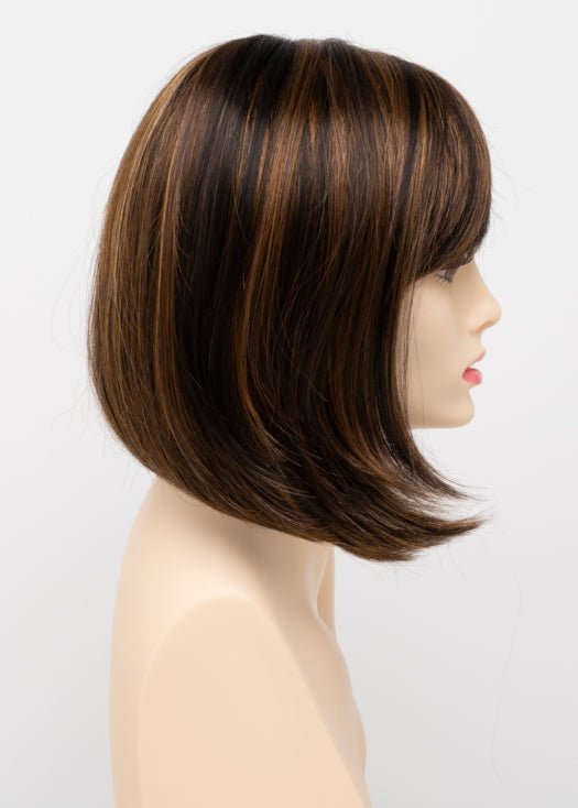 CHOCOLATE CARAMEL | Medium Brown with Soft Red and Blonde highlights