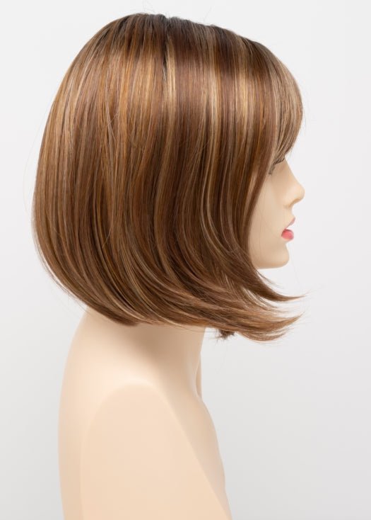 CREAMED COFFEE | Medium Brown roots and base with Cinnamon and Golden Blonde highlights