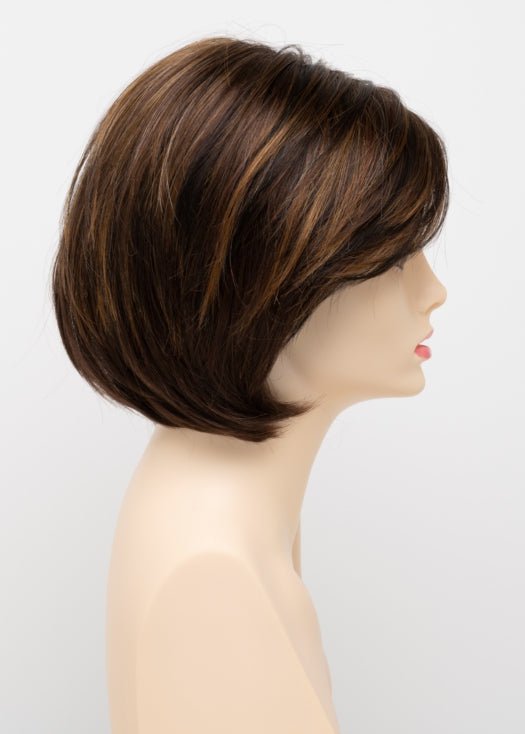 CHOCOLATE CARAMEL | Medium Brown with Soft Red and Blonde highlights