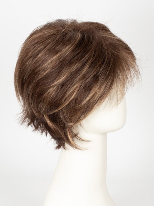 AUBURN SUGAR | Medium Auburn base with a Dark Strawberry Blonde highlight							