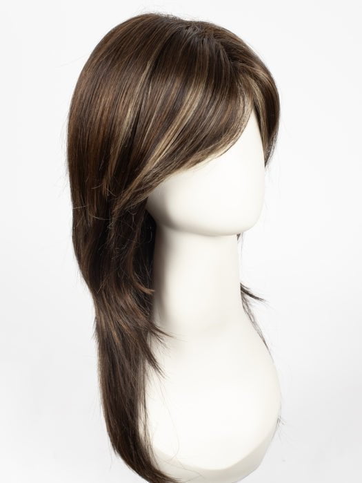 CHOCOLATE-SWIRL | Dark Brown Base Evenly Blended with Light Auburn and Honey Blonde
