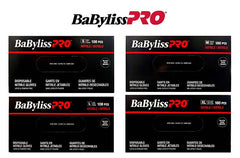 BABYLISS PRO 100pcs Nitrile Gloves Black