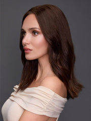 easiPart Medium HH 14” | Human Hair Topper (Mono Top)