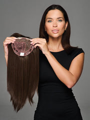 HD SIDE FRINGE TOPPER | Synthetic Hair Topper (Mono Part)