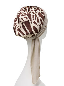 Sienna Boho Printed Turban Set - 2197