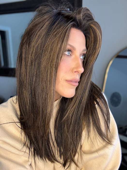 Veronica | Human Hair/ Synthetic Blend Wig (Mono Top)