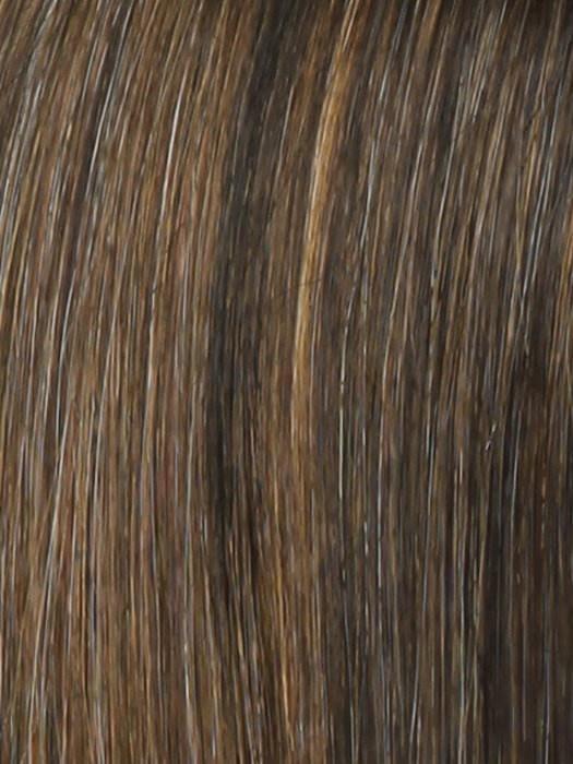 R829S GLAZED HAZELNUT | Rich Medium Brown with Ginger Highlights on Top