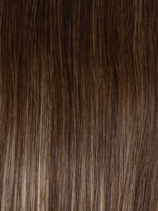 RH9/24SS SHADED CAFE LATTE | Dark Brown with Golden Brown highlights from dark roots to ends