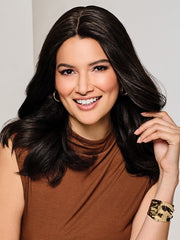 16" On Key | Human Hair Topper with Lace Front (Mono Top)